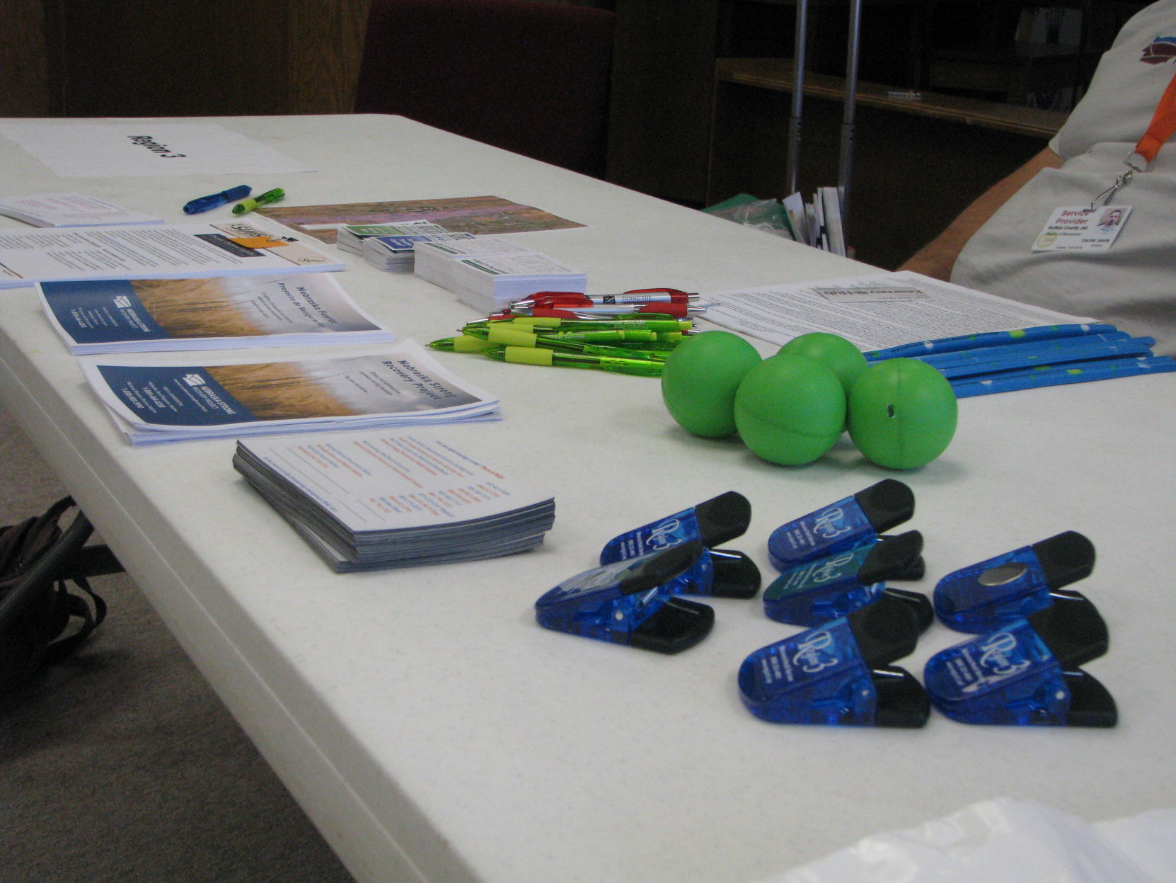 Table with items